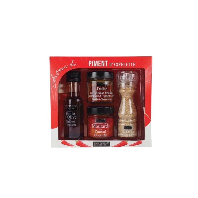 Coffret autour du piment d'espelette