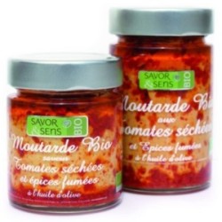 MOUTARDE BIO AUX TOMATES DÉCHEES ET EPICES FUMEES 130G