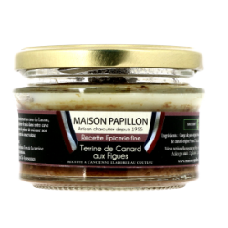 TERRINE DE CANARD AUX FIGUES 130G MAISON PAPILLON