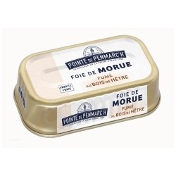 FOIE DE MORUE FUME AU BOIS DE HÊTRE 121G