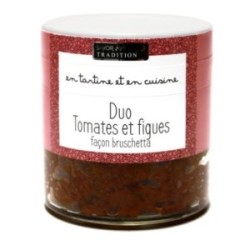 DUO DE TOMATE ET FIGUE FACON BRUSCHETTA