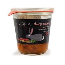 TERRINE DE LAPIN CHORIZO CORIANDRE TEYSSIER 200G