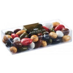 BOITE RECTANGLE JARDIN CACAO ASSORTI 250g MEDICIS