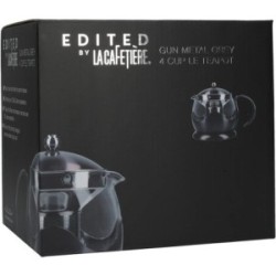 Théière gun métal 1.2L LA CAFETIÈRE