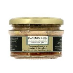 TERRINE AU FOIE GRAS MORILLE ET ARMAGNAC 110G PAPILLON