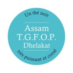 THÉ NOIR D'INDE ASSAM TGFOP DHELAKAT LES 100 GRAMMES