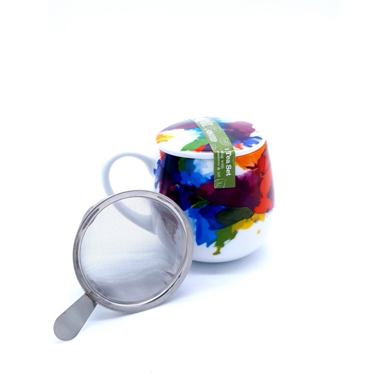 Tisanière porcelaine KONTIZ couleur