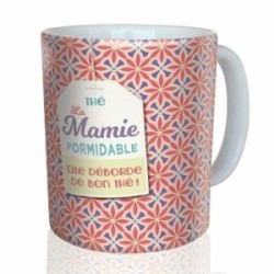 Mug "Thé la mamie formidable" Puce & Nino
