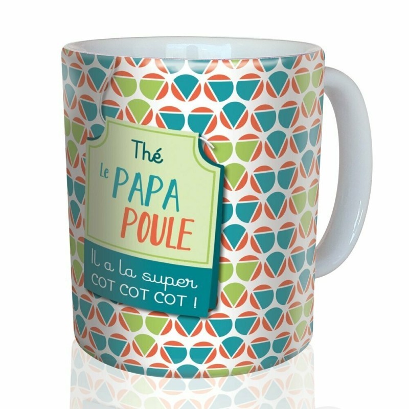 Mug Thé le papa poule Puce & Nino