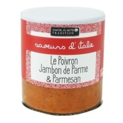 Tartinable poivron au jambon de parme et parmesan