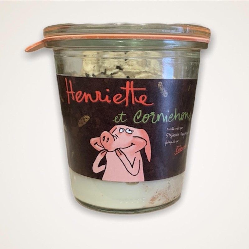 Rillettes "Henriette et Cornichons" Teyssier 200 G