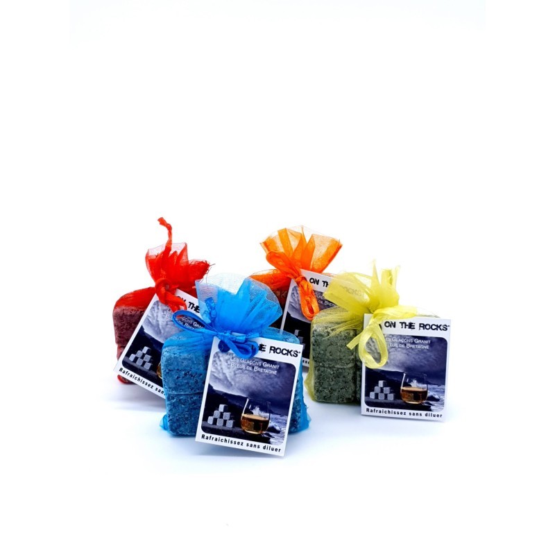 Glaçons granite bleu de Bretagne