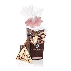 chocolats noir, lait et blanc mendiants 250g