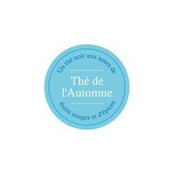 THE NOIR AROMATISÉ DE L'AUTOMNE LES 100 GRAMMES