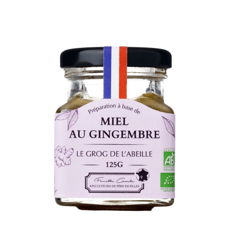 Miel au  gingembre 125g